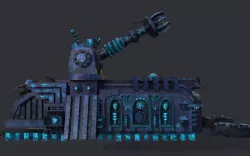 future train Low-poly  3D model