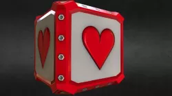 Game-Ready Health Life Resource Crate Asset Low-poly  3D model