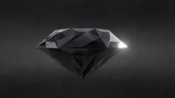 Game-Ready Precious Gem Black Diamond Onyx Low-poly  3D model