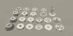 gear  gears 3D model