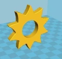 Gear Spinner 3D model