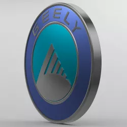 geely logo 3D model