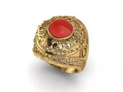 gold ring 3D print model