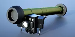 Guided Anti-tank Missile 3D model