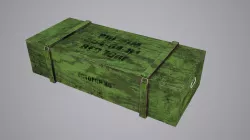 Gun box Low-poly  3D model
