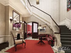 Hall 3D model