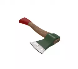 Hand Axe - 2k PBR lit and baked lighting Low-poly  3D model