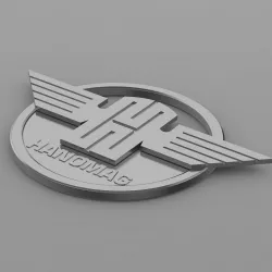 hanomag  logo  3D model