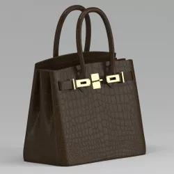 Hermes Birkin 3D model