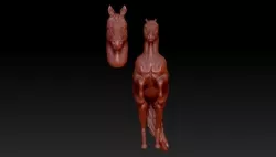 Horse 3D print model