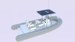  Inflatable Boat  3D model