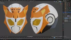 Kamen rider Valkyrie Helmet Printable 3D print model