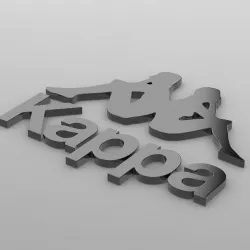 kappa logo 3D model