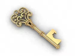 Key bottle opener 3D print model
