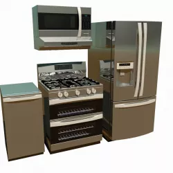 Kitchen Appliances 3D model