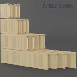 KORADO RADIK KLASIK type 20 height 600mm 3D model