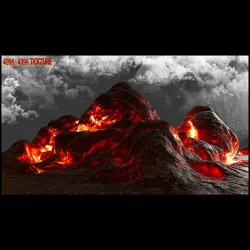Lava Rock Low-poly  3D model