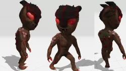 Little Demon IMP - Dark Fantasy Enemy Low-poly  3D model