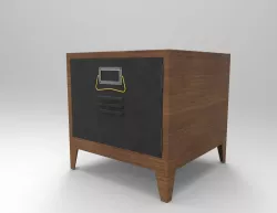 Locker Bedside table 3D model