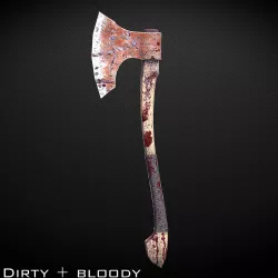 Long Axe low-poly variant 2 Low-poly  3D model