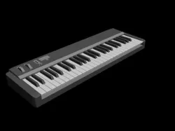 Low Poly Keyboard 3D print model