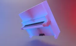Luminous Piano 3D model
