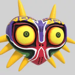 Majoras Mask Low-poly  3D model