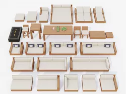 MARBELLA RESTORATION HARDWARE 3D model