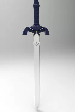 Master Sword  Low-poly  3D model