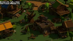 Medieval Exterior Pack - Cartoon Poly Pack Low-poly  3D model