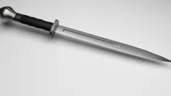 Medieval War Dagger Low-poly  3D model