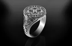 Men Celtic Ring 2 - 3D print model 3D print model