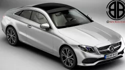 Mercedes E Class Coupe 2017 3D model