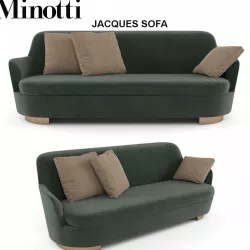 Minotti Jacques Sofa 3D model