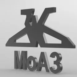 moaz logo 3D model