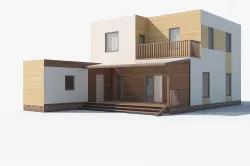 Modern house 3D model