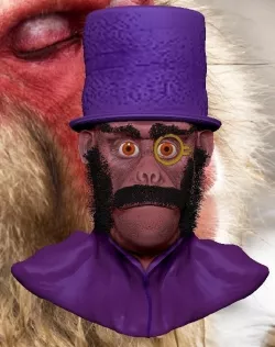 monkey 3D model