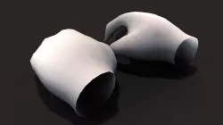 Monster hands Low-poly  3D model