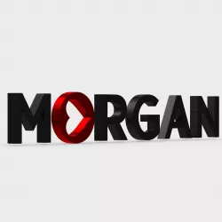 morgan logo 3D model