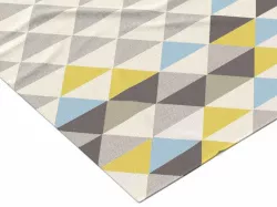 Mosaic Triangles Wool Dhurrie 3D model