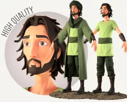 Muslim Arab Character 3D model