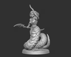 Naga Character 3D print model