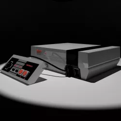 Nintendo NES 3D model