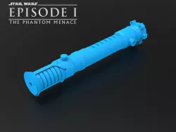 Obi-Wan Kenobi TPM Lightsaber 3D print model