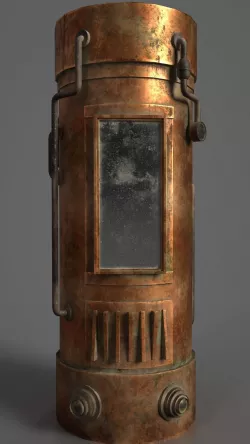 Old Boiler Low-poly  3D model