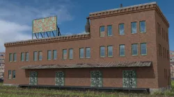 Old Factory Low-poly  3D model