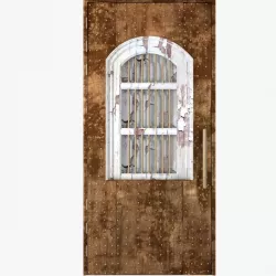 Old medieval door 3D model