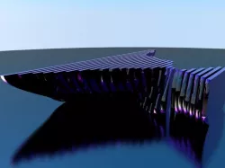 Parametric abstract shape 3D model