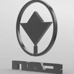 paz logo 3D model