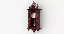 Pendulum Wall Clock 3D model